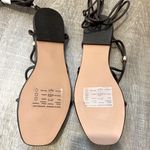 Anthropologie | NWT Leather Embellished Tie-Up Sandals in Brown Photo 7