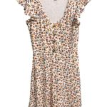 I.N. San Francisco Womens Floral Mini Dress Sz Small Boho Flirty Cottage Sundress Photo 0