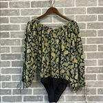 Free People NWT  Sundown floral print bodysuit in multi Women’s Size Small Photo 3