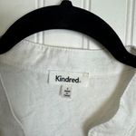 Kindred  White Floral Embroidered Semi Sheer Button Down P33 Photo 2