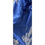 ZARA  Daisy Floral Statement Ruffle Sleeve Midi Dress Size Medium Sweetheart Neck Photo 7