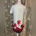BaiShengGT Floral Print Tunic Babydoll Top Red Size M Photo 3