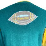 Vintage 90s Green Bay Packers Football Knit Cardigan Sweater Small Cheesehead Photo 5