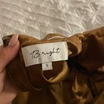 Bright Brown Dress With Tie Photo 5