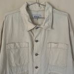 ÉTICA Off White Denim Jean Jacket / Coat Size L Size L Photo 1
