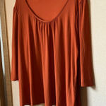 Suzie In The City Terracotta Blouse 2X Photo 0