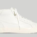 Madewell Sidewalk High-Top Sneakers in Pale Parchment, Size 10 Photo 0