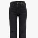 joe's jeans NWOT $208 JOE'S HIGH RISE WIDE LEG H Jeans  MEGARA Black SZ-32 Photo 4