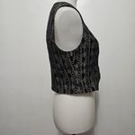 Vintage Hobby Horse Black & Gold Aztec Waistcoat Show Vest Size Medium Photo 3