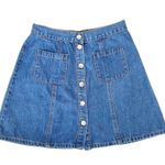 BDG Urban Outfitters Denim Button Front Jean Skirt Sz S Photo 4