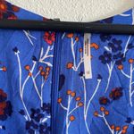 Free People Blue Floral Women's Romper Size 12 Photo 4