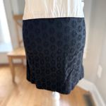 Vintage 60s Ivory Black Lace Two Piece Mini Dress Set Fits Size XS Photo 11