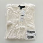 J.Crew NWT  Fine Rib Knit Cardigan Sweater Ivory Photo 4