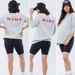 Ingrid & Isabel Mama Maternity Soft Knit Sweatshirt Gray Size undefined Photo 1