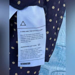 Reformation  Viscose POLKA DOT Print V-BACK Balloon Sleeve WESTWOOD MINI Dress 0 Photo 9