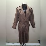 Petite Sophisticate VTG  NWOT  Rich Brown Trench Coat Photo 1