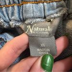 Natural Reflections  Bass Pro Shops Denim Sweat Shorts Lounge Pull On Drawstring Photo 3