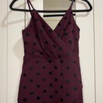 Nordstrom Speechless Black Purple Women’s Polka Dot Dress Stretch Jnr Size 3 Photo 2