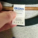 Gildan NWT Blake Shelton baseball tee American Flag‎ gray/black Sz XL Photo 3