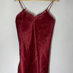 Vintage Val‎ Mode Red Slip Nightgown Medium Photo 0
