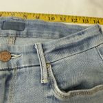 Mother Women’s High‑Waisted Looker Crop Jeans Size 26 Chatterbox Knee Rips Blue Photo 11