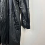 The Limited Vintage Y2K 90s Slouchy Oversized Open Black Leather Jacket womens M Photo 2
