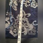 R & M Richards  Black and Silver Dress Photo 11