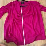 Armani Exchange  pink 100% Medina wool wrap blouse size medium   Has small hole b Photo 7