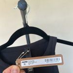 SKIMS  Cotton Jersey High Neck Tank‎ Soot Size Small Photo 3