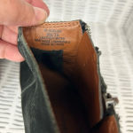 Lucky Brand  LK-Roquee Nubuck Leather Double Zipper Black Ankle Boots‎ size 9 Photo 6