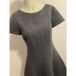Banana Republic #17 Women's Gray Scuba Fit and Flare Dress by , Size 4 Photo 1