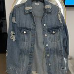 Tobi Oversized Rip Jean Jacket Photo 3
