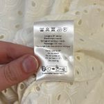 Sézane Sezane Annabelle Blouse Embroidered Eylet Ivory Cream 44 Short Sleeve Romantic Photo 9