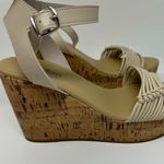 Me Too  Taupe cork wedge adjustable strap sandals size 9.5 New!NWOB Photo 2