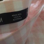 Backstage Cassidy check skirt Peach White new Photo 5