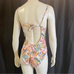 Hurley  Brand New Floral Multicolor Pink Monokini Swimsuit Medium Photo 5