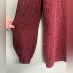 & Other Stories & Other Stories Anthropologie Brown Mock Neck Long Line Wool Blend Knit Sweater Photo 2