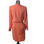 Bob Mackie Mackie By Mackie Vintage Coral Pencil Dress With Blazer Size 4 Photo 7