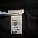 Paige  Anessa Black Coated Wide Leg Jeans High Rise Cropped Women’s Size 32 Photo 8