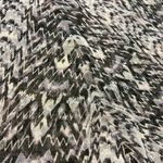 Chloe K Womens Large Sheer High low Gray Print Oversized Top Shirt Blouse Photo 4