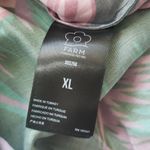 Farm Rio Tropical Pink Green Bohemian Romantic Nature Women's Maxi Skirt Size XL Photo 3