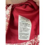 J.Crew Floral Sleeveless Scalloped Neck Back Cami Adjustable Straps Top 0 Red Photo 8