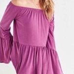 Urban Outfitters UO Kimchi Blue Blake Off-The-Shoulder Tunic Top Photo 0