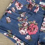 Mossimo Supply Co Denim Jean Shorts Floral Stretchy  Womens 5 Photo 3