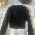 ZARA  Black Long Sleeve Knit Women's Top Photo 2