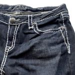 LA Idol Women's Blue Embellished Denim Jeans Size 15 Waist:36x34 in Western USA Photo 6