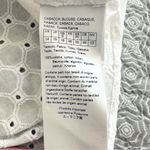 Marina Sport Oversized White Eyelet Boxy Button Up Dolman Sleeve Shirt Size 14 Photo 11