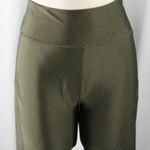 Forever 21 Olive Green Exercise Leggings with Mesh Criss Cross Design Plus Size 1X Photo 5