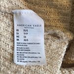 American Eagle Size Extra Small XS Women's Teen Girl Cream Button-Up Sweater Photo 4