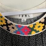 THML  Anthropologie embroidered tank sz L Photo 1